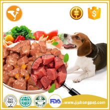 Beef flavor Aluminium and good quality wet pet food